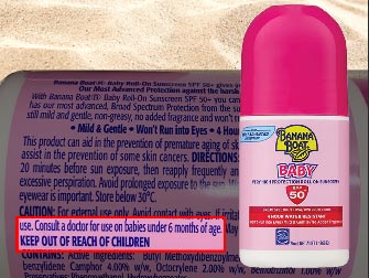 safest sunscreen for infants