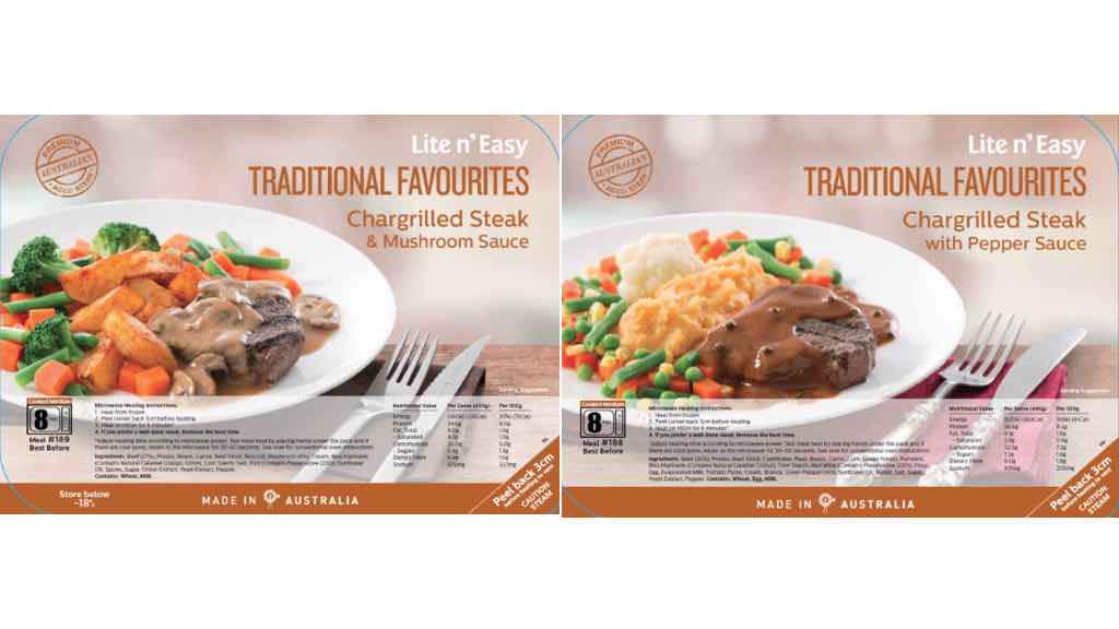 Lite N Easy Meal Recall Choice