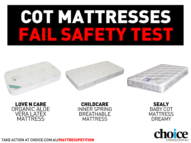 australian cot mattress size